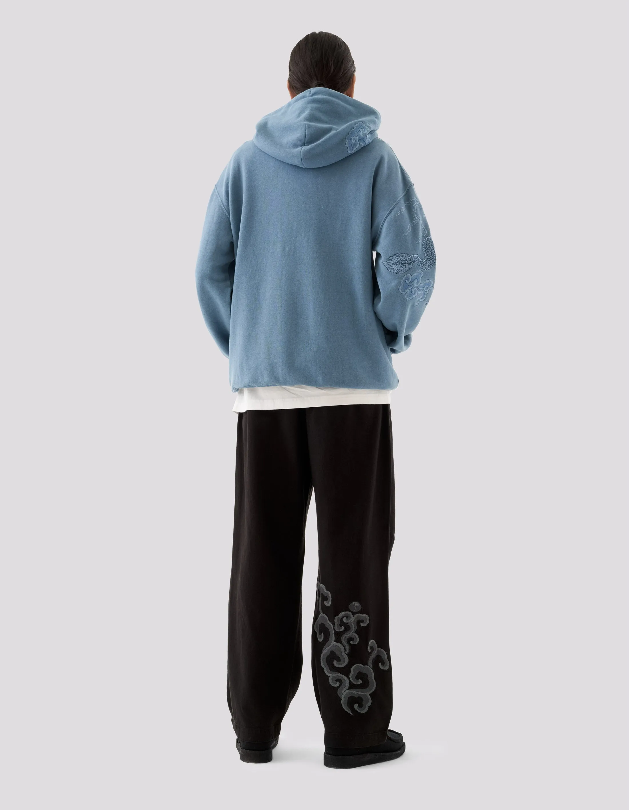 5031 Tibetan Clouds Track Pants Black