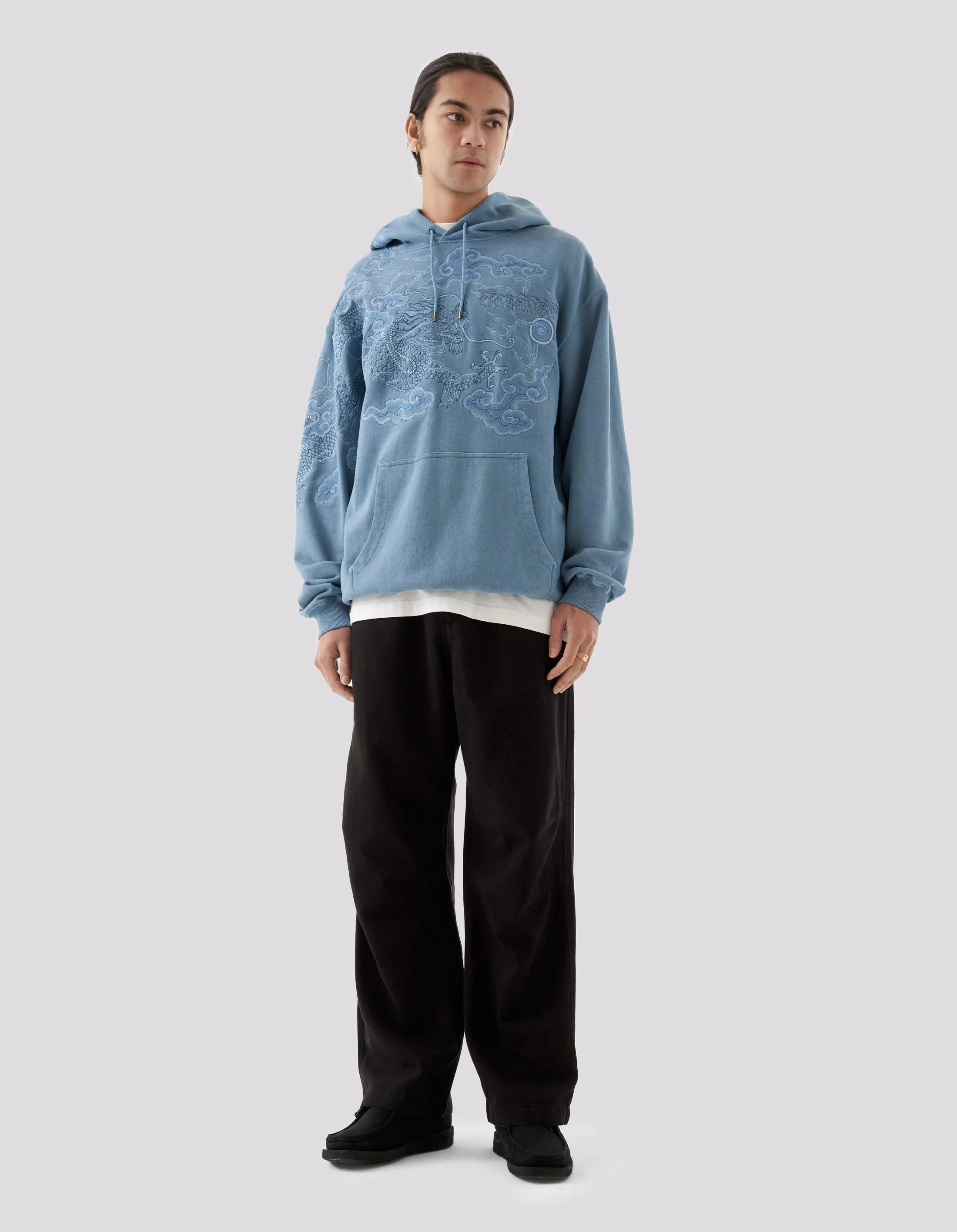 5031 Tibetan Clouds Track Pants Black