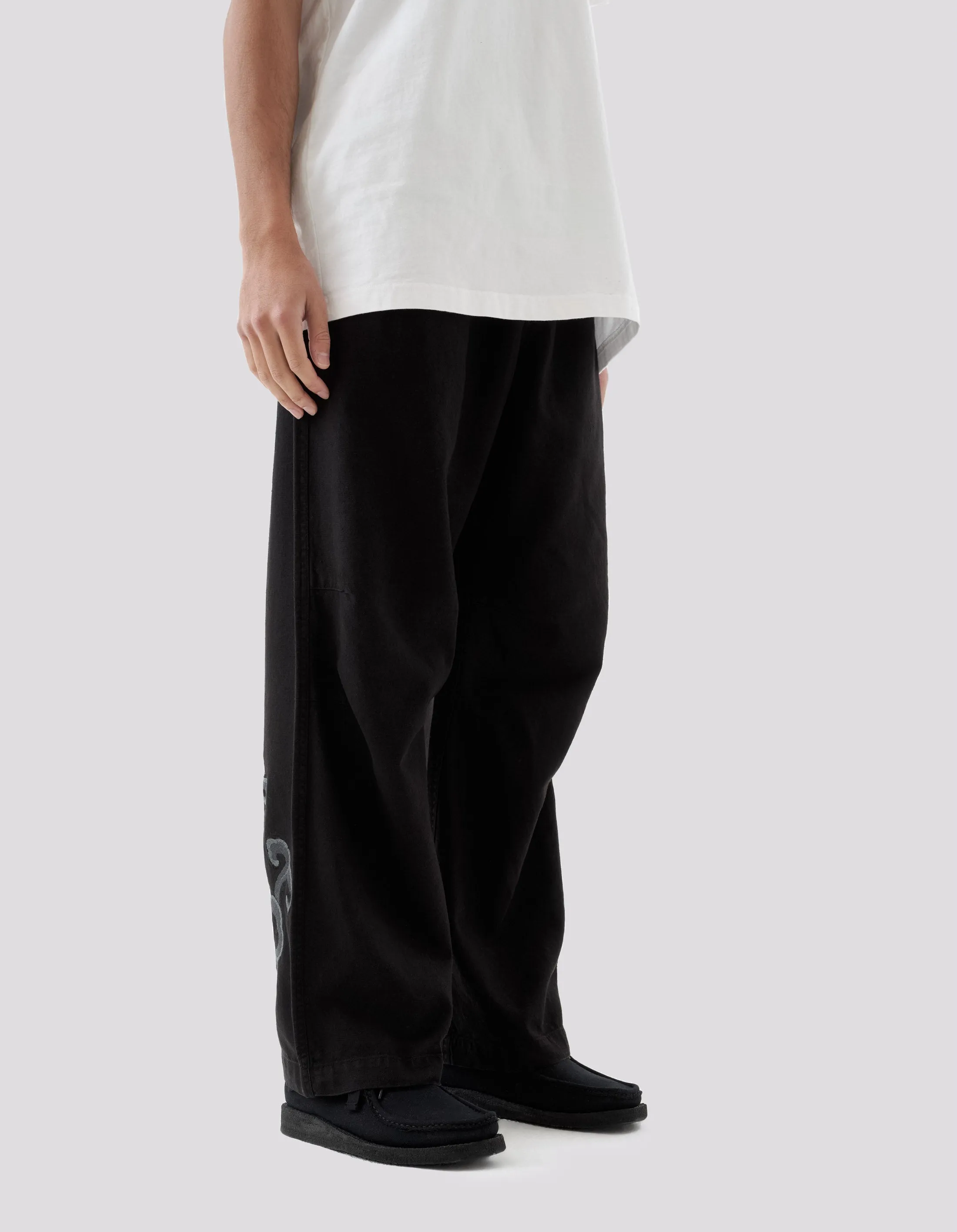 5031 Tibetan Clouds Track Pants Black