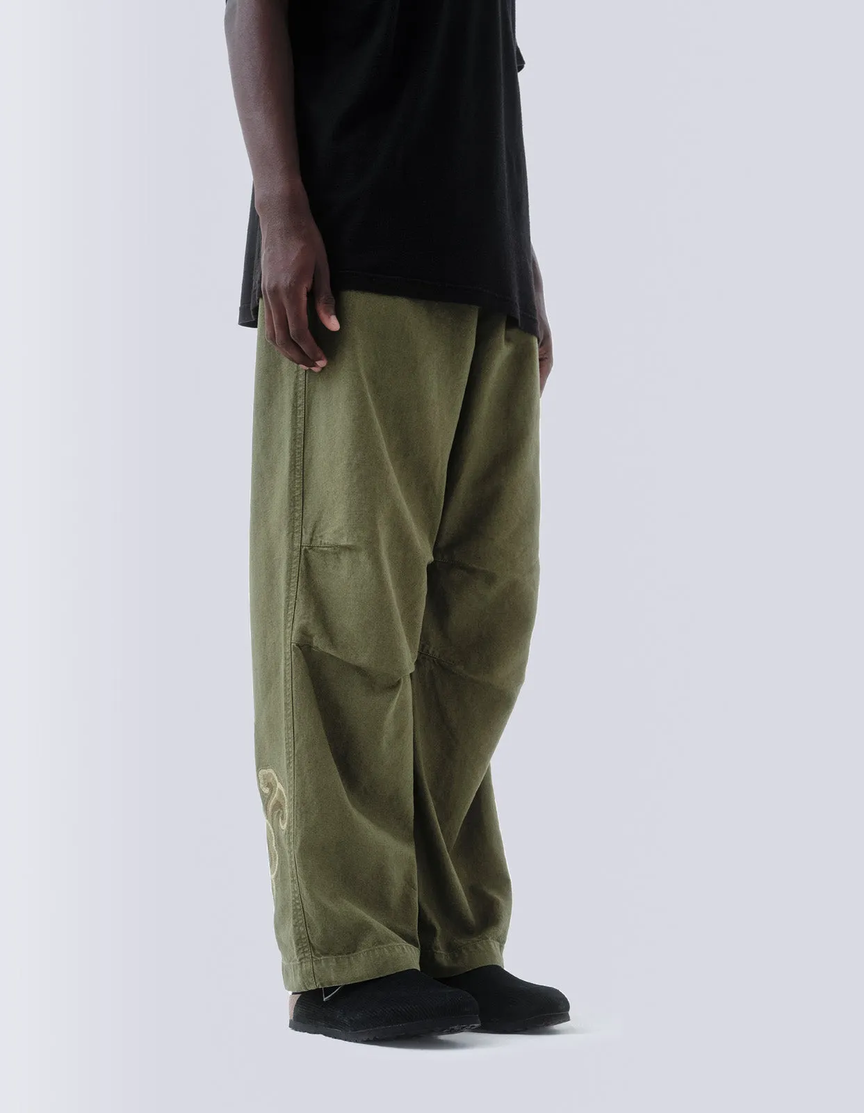 5031 Tibetan Clouds Track Pants Olive