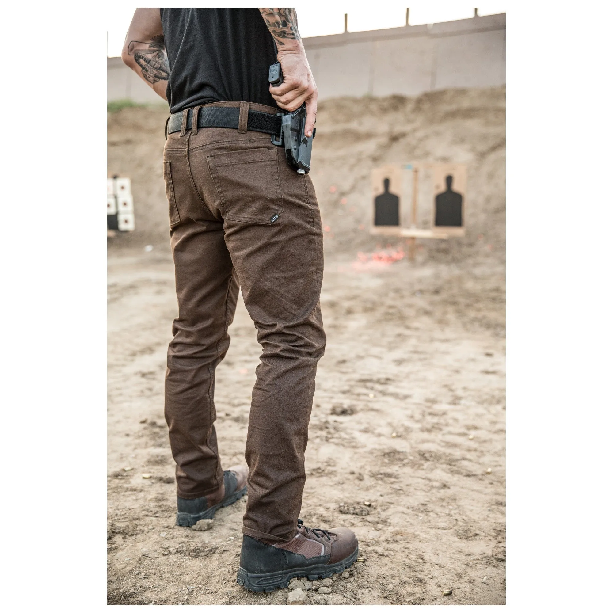 5.11 DEFENDER FLEX PANT (SLIM) - BURNT