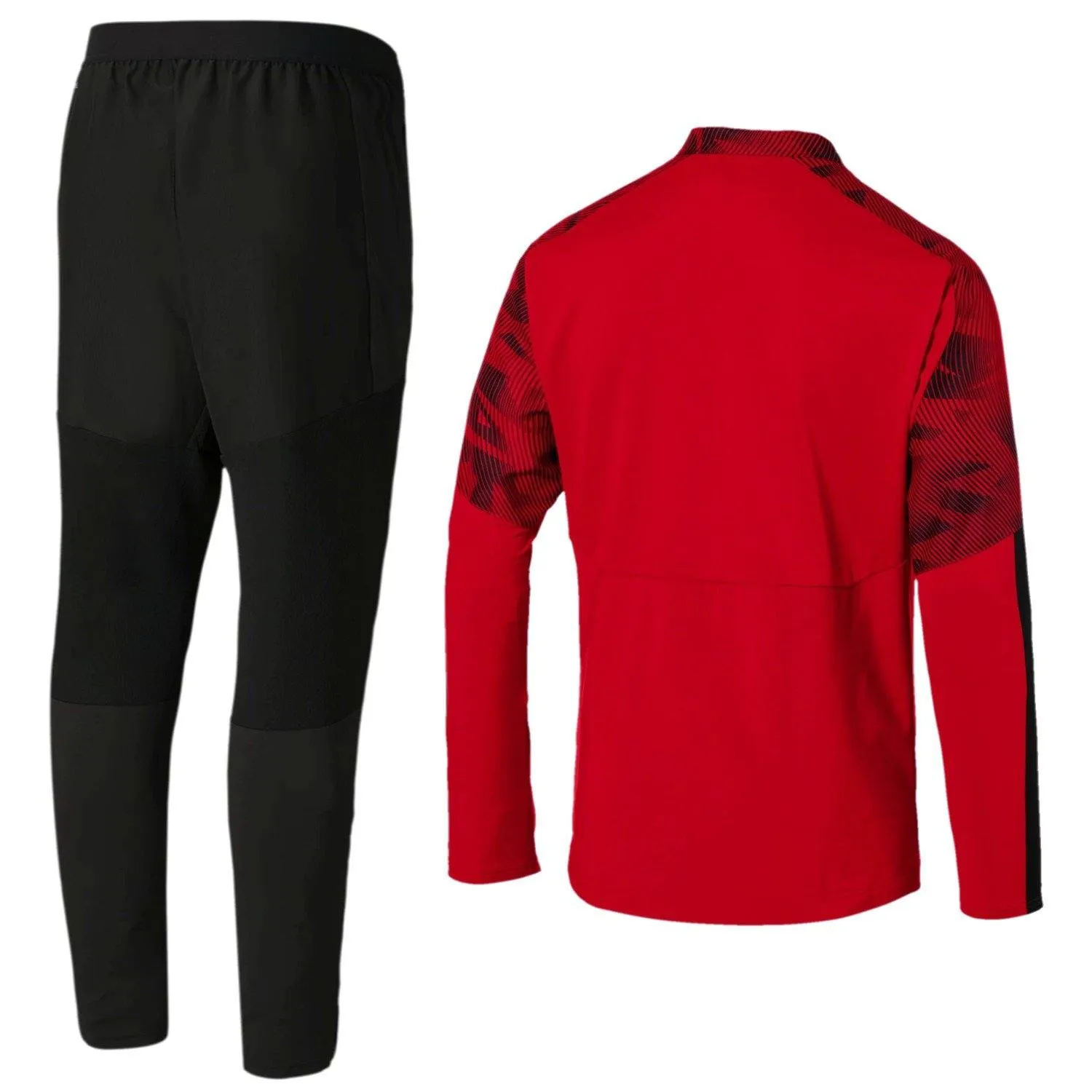 AC Milan soccer training technical tracksuit 2019/20 red - Puma