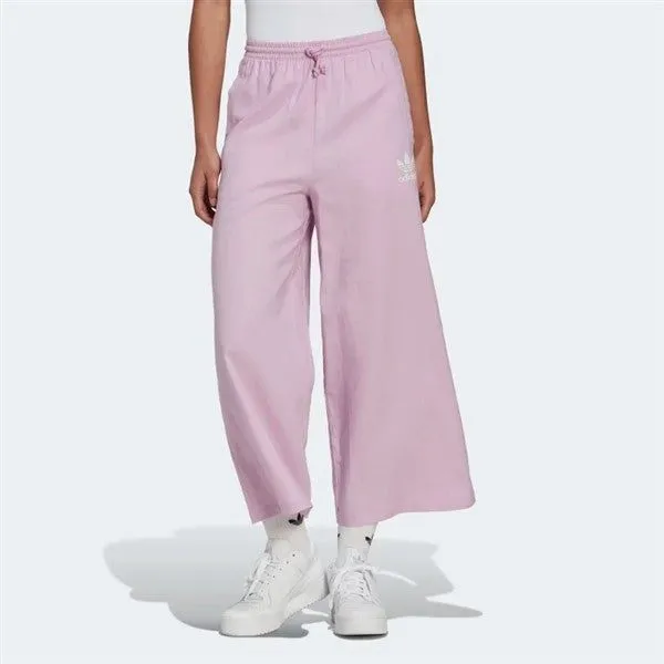 ADIDAS 7/8 LINEN WIDE-LEG PANTS