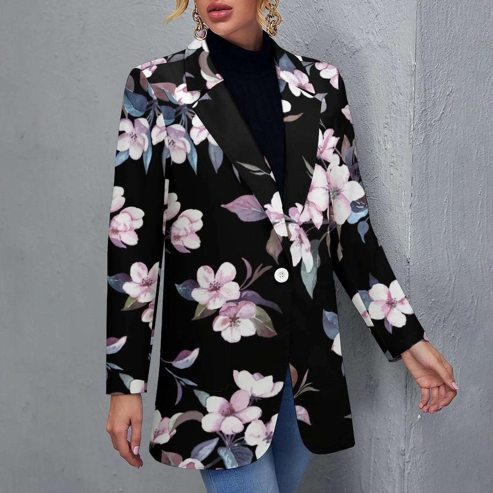 All Over Print Women's Blazer Women's casual suit