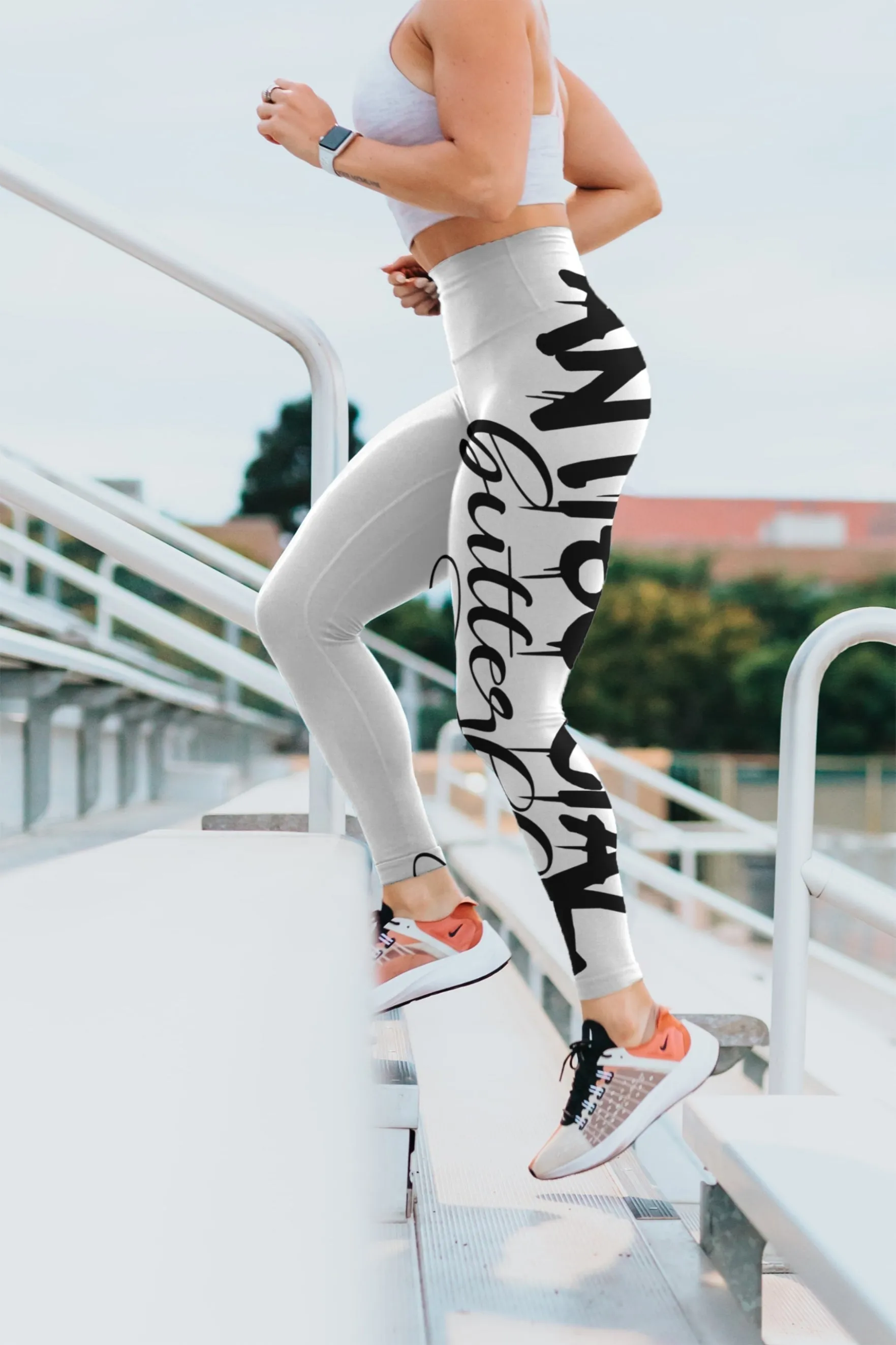 Antisocial butterfly yoga legging