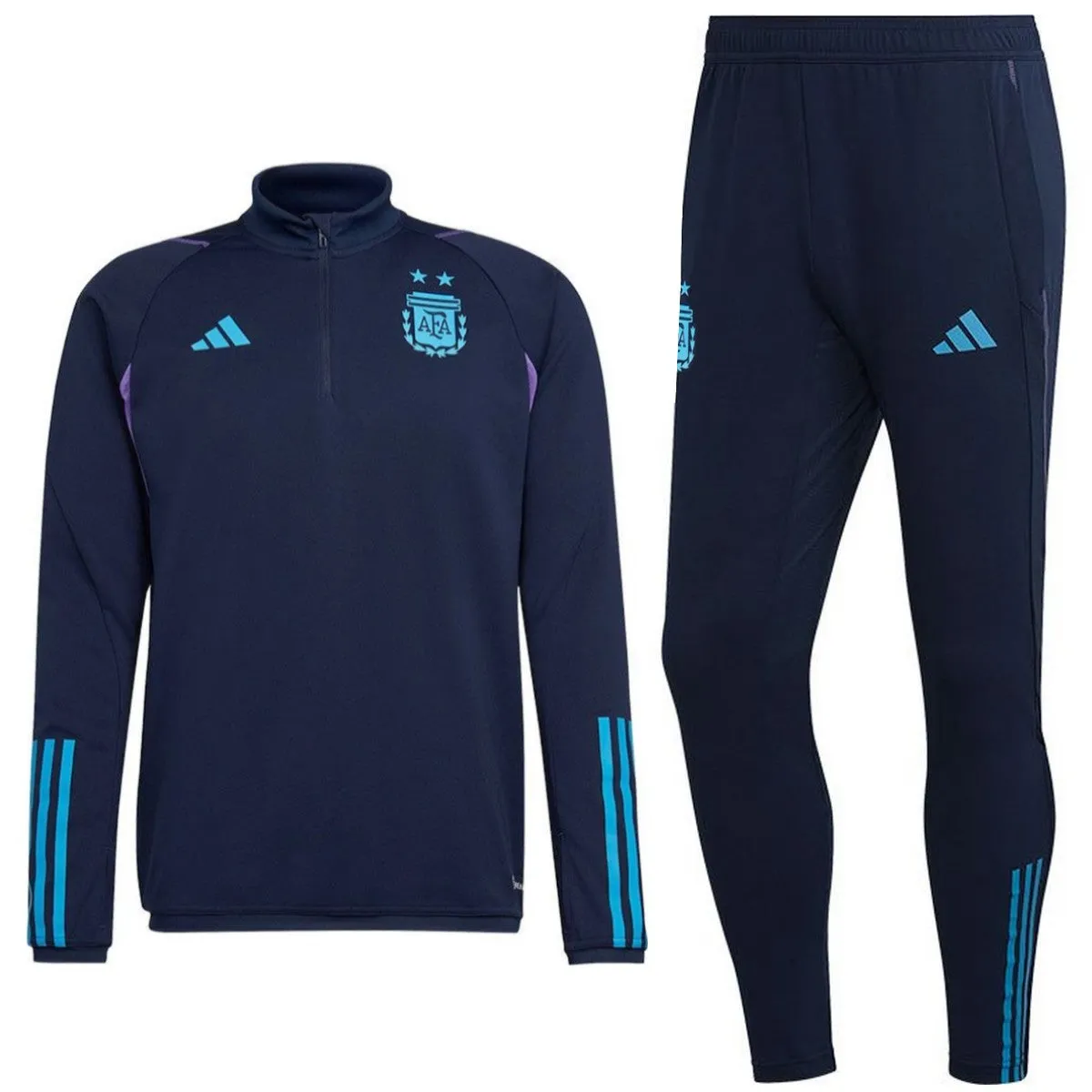 Argentina training technical Soccer tracksuit 2022/23 navy - Adidas