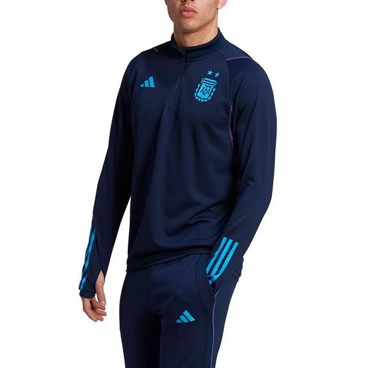 Argentina training technical Soccer tracksuit 2022/23 navy - Adidas