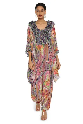 Ashiya African Print Kaftan Set