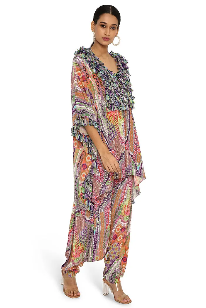 Ashiya African Print Kaftan Set