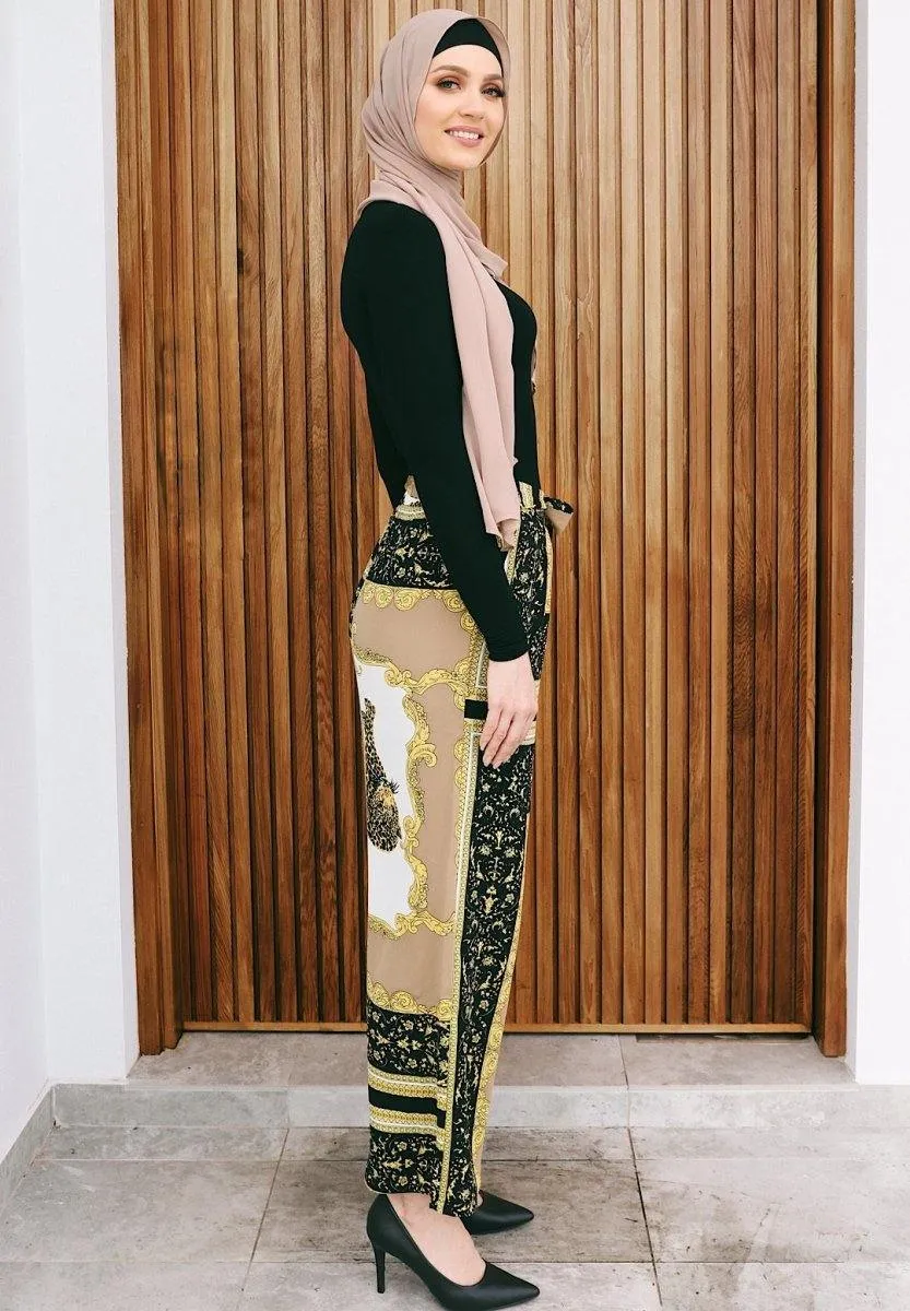 Baroque Palazzo Pants