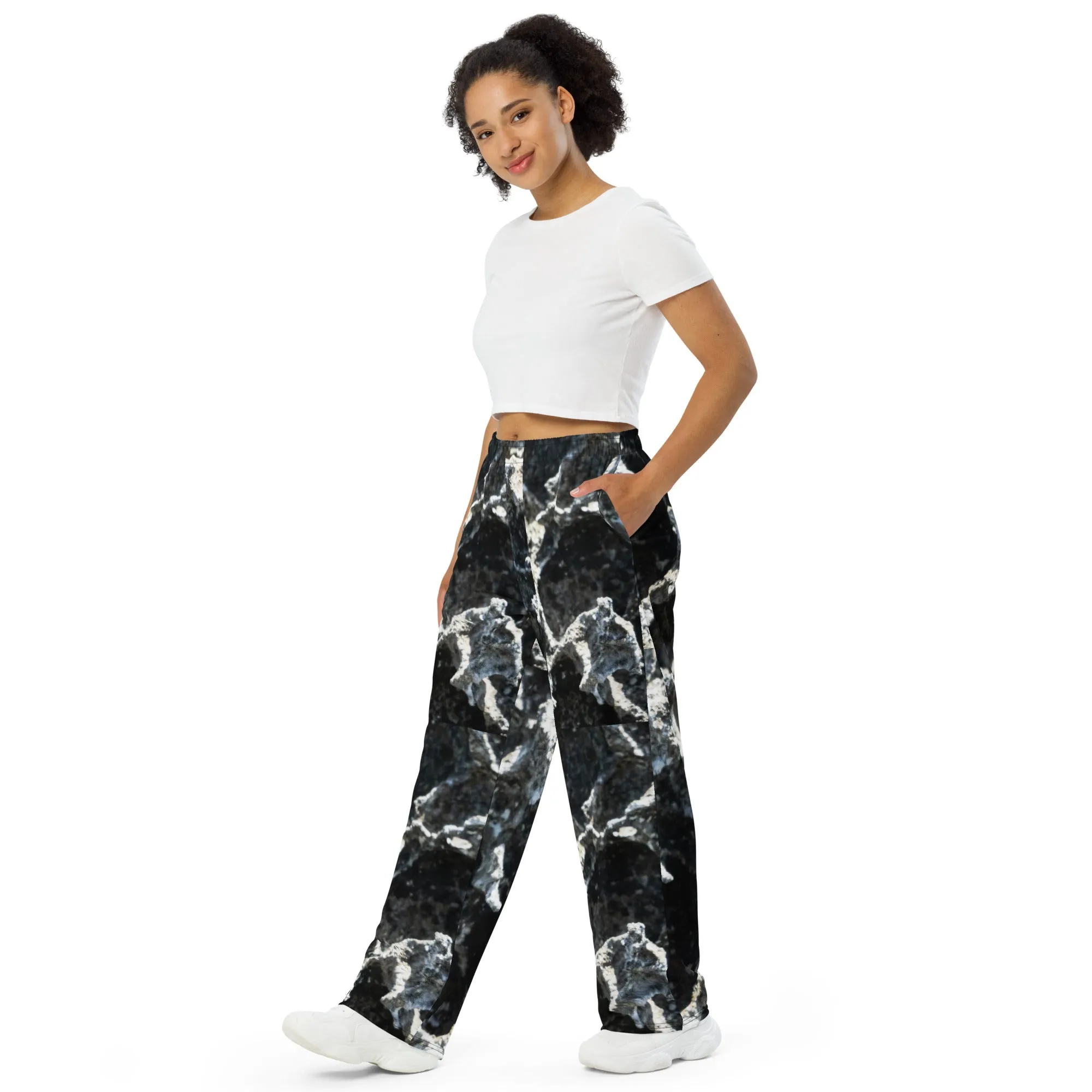 Beach Camo Wide-leg Pants XT