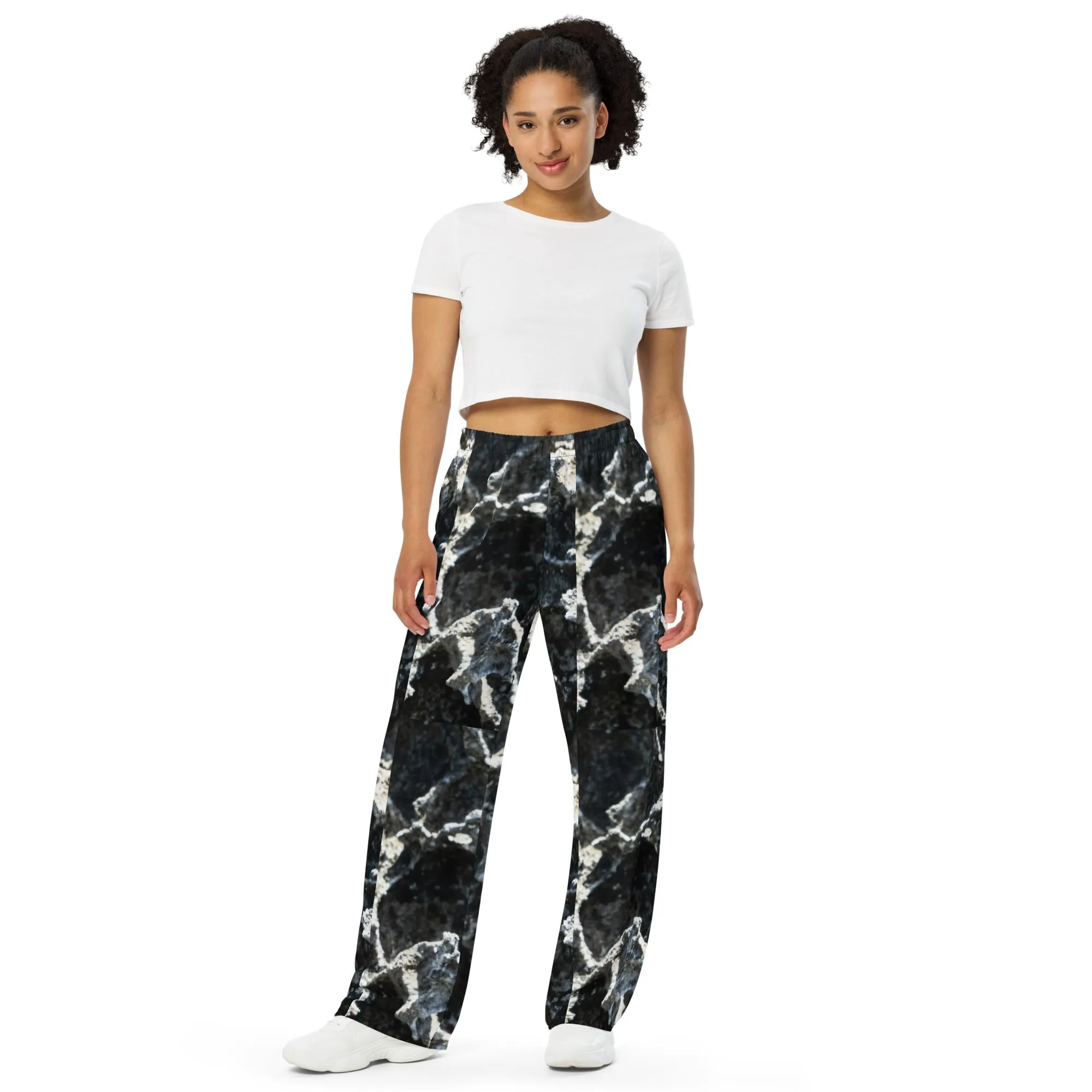 Beach Camo Wide-leg Pants XT