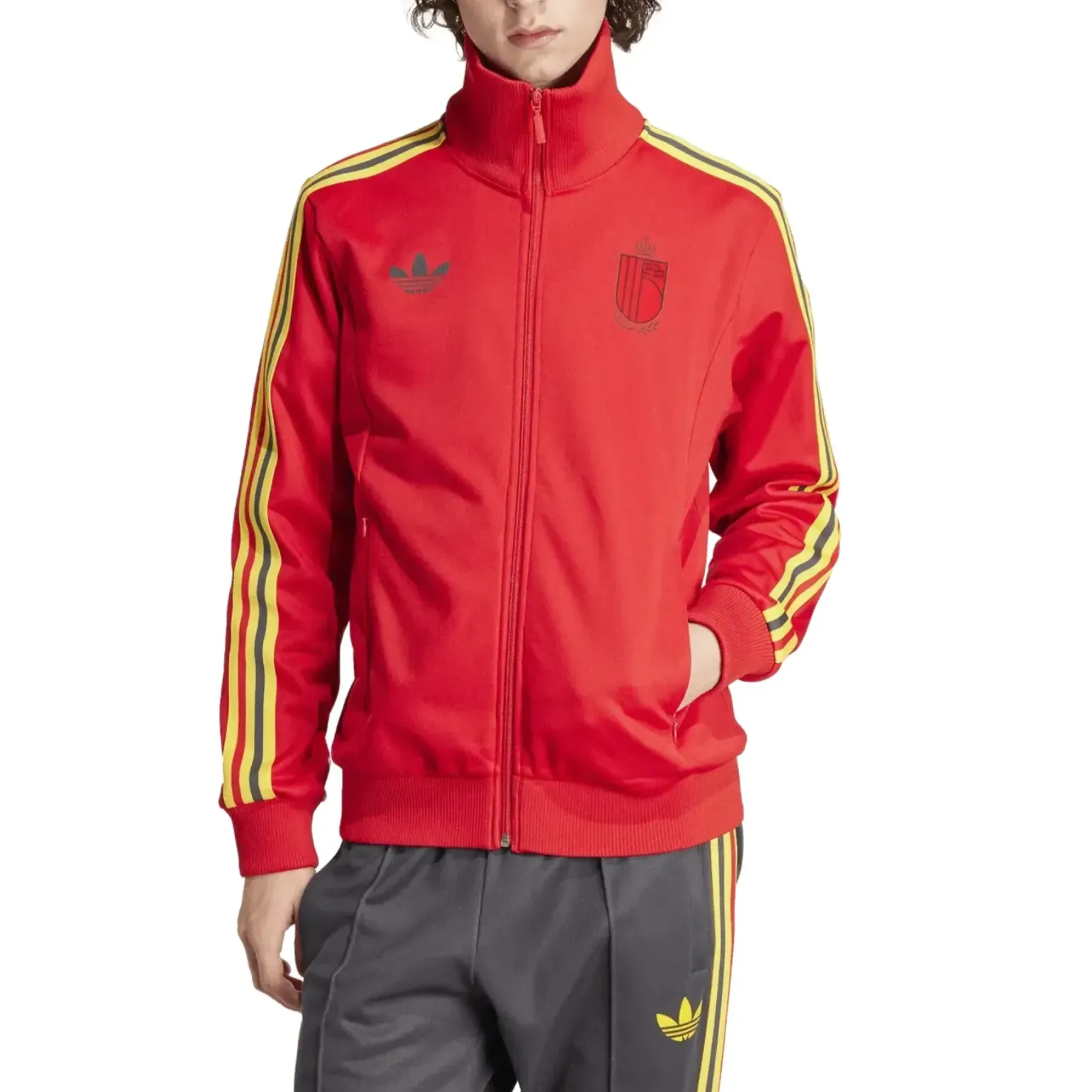 Belgium Originals casual presentation Soccer tracksuit 2024/25 - Adidas