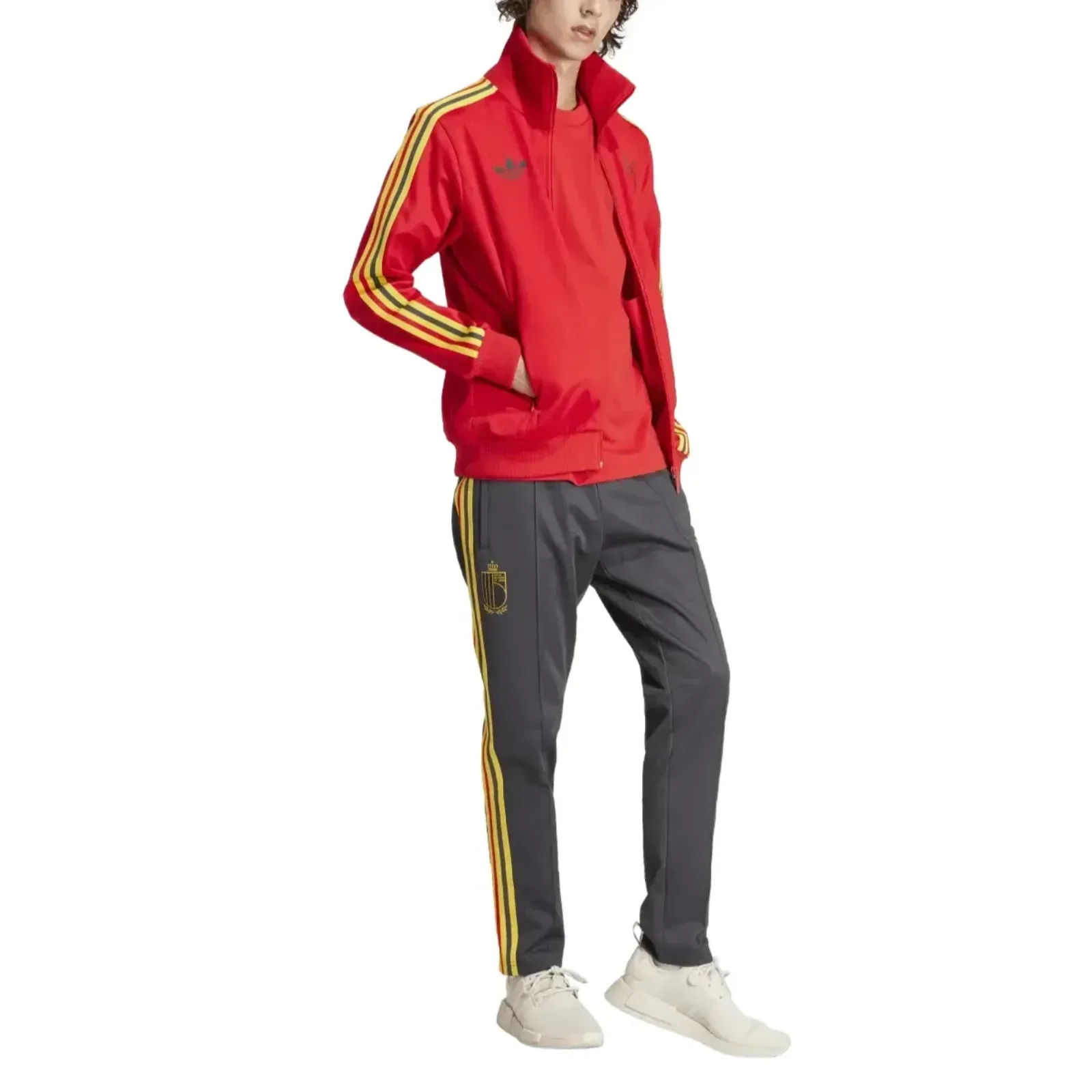 Belgium Originals casual presentation Soccer tracksuit 2024/25 - Adidas