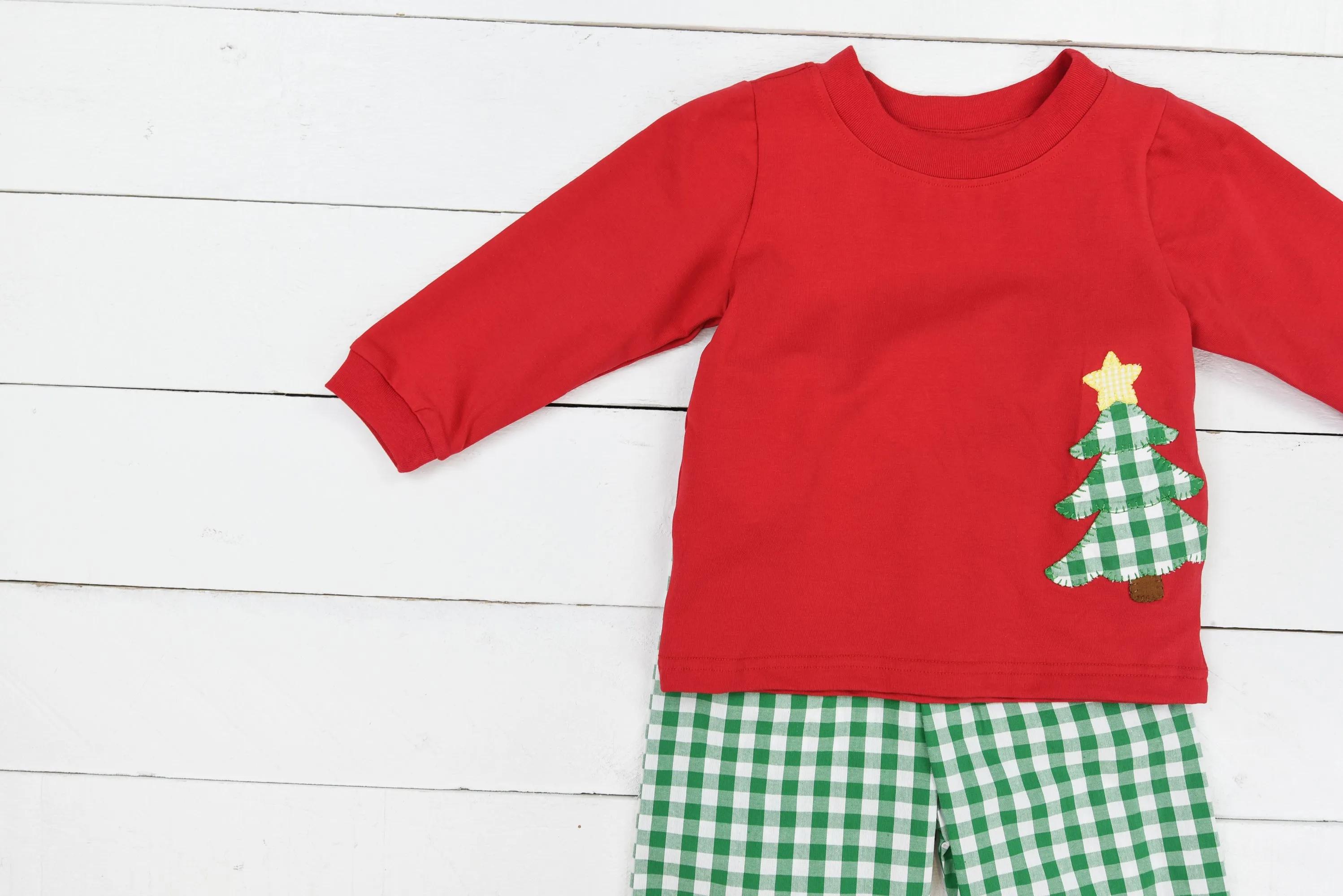 Boys Holiday Christmas Pant Set