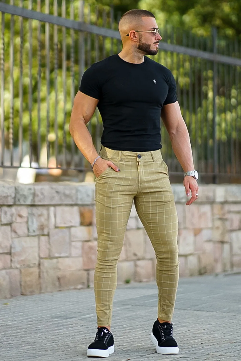 Buy $80 Free Shipping Mens Light Green Skinny Pants