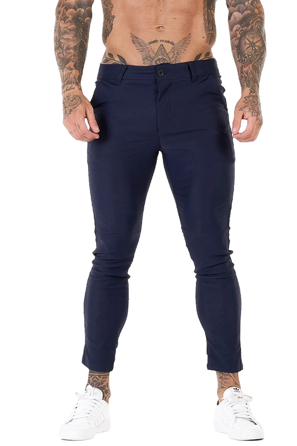 Buy $80 Free Shipping Men's Navy Skinny Pants