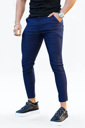 Buy $80 Free Shipping Men's Navy Skinny Pants