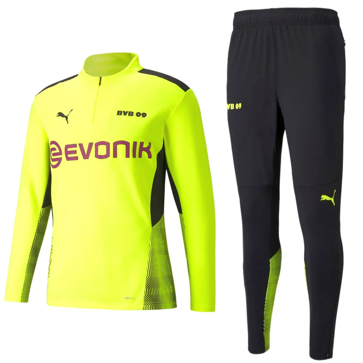 BVB Borussia Dortmund fluo training technical tracksuit 2021/22 - Puma