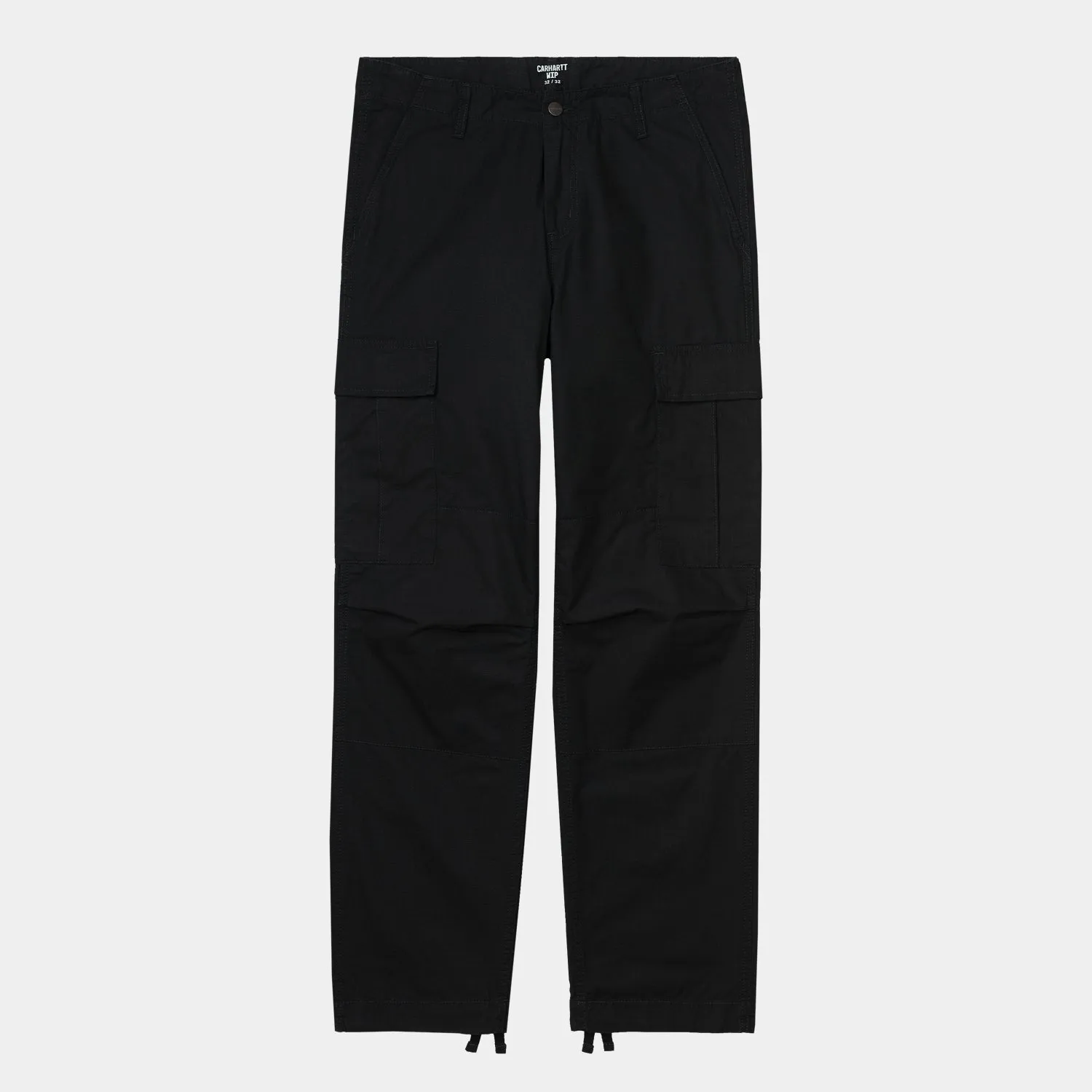 Carhartt Regular Cargo Pant Black Rinsed Ripstop