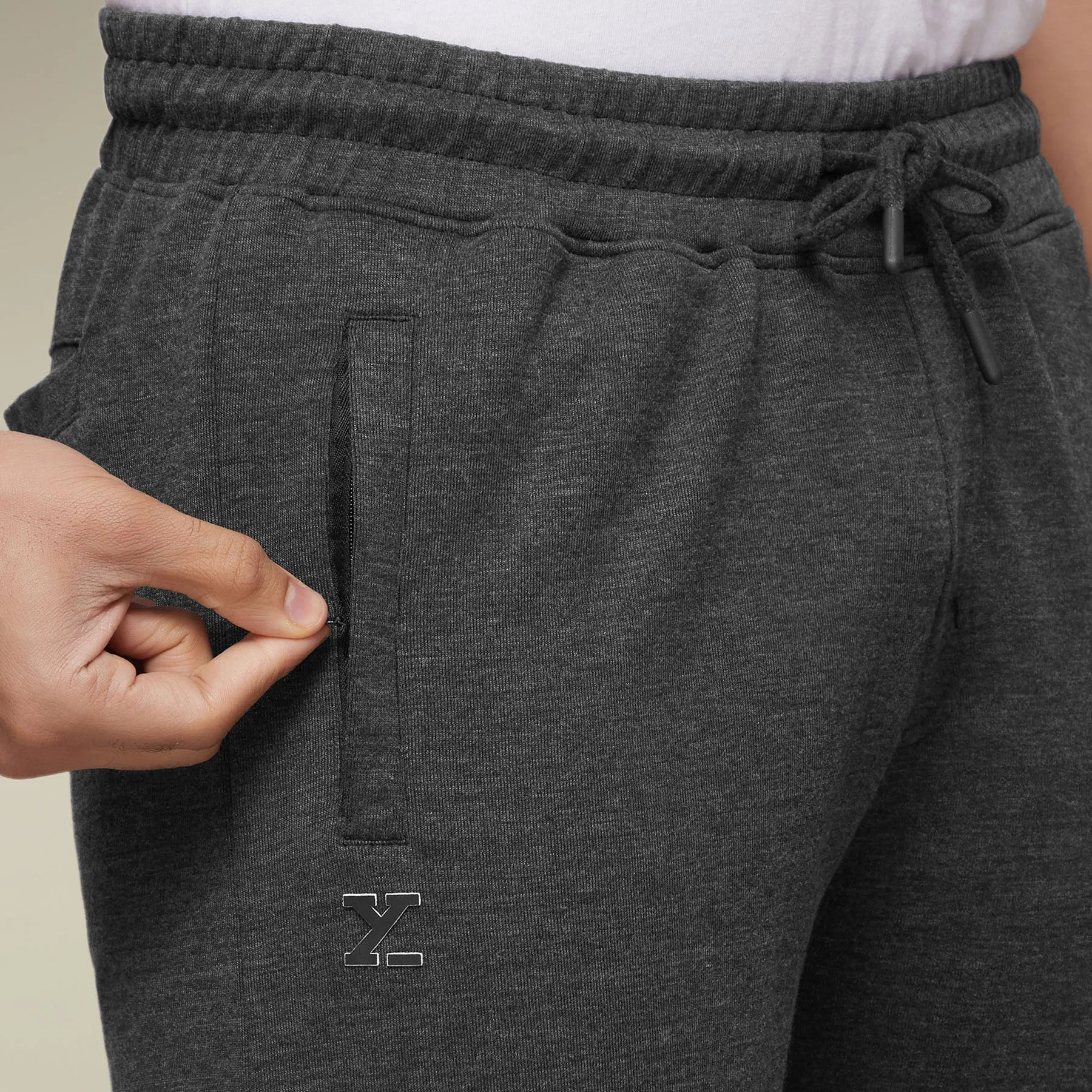 Code Cotton Rich Track Pants Graphite Grey