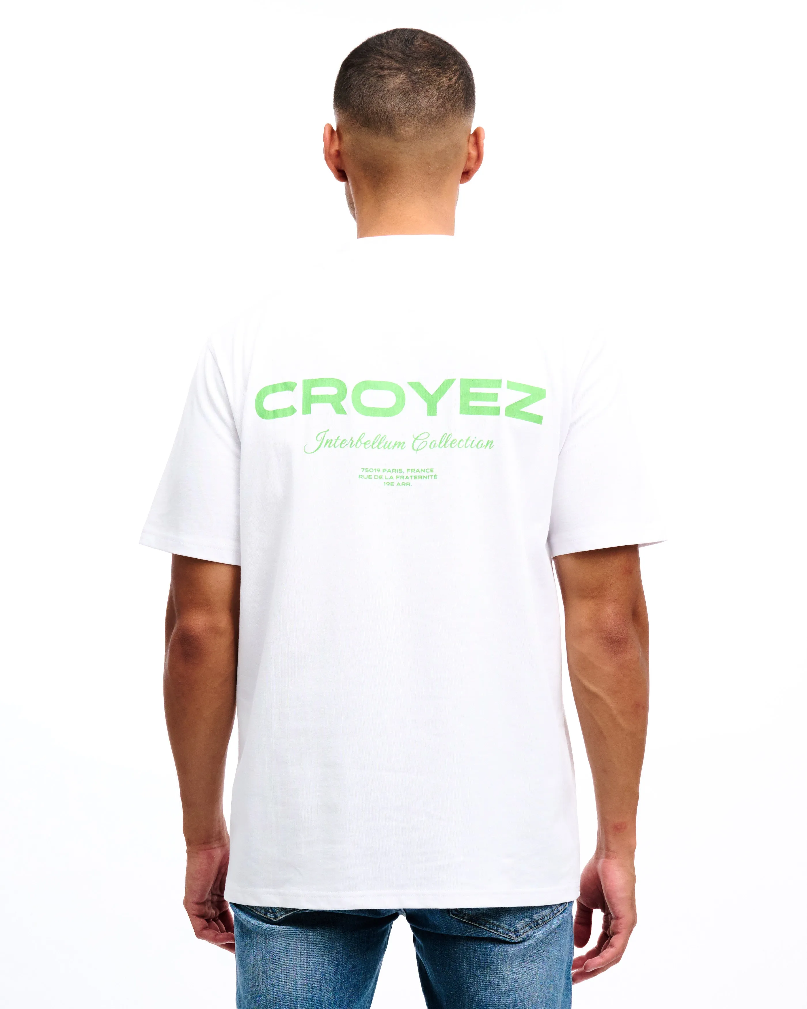 CROYEZ COLLECTION T-SHIRT - WHITE/GREEN