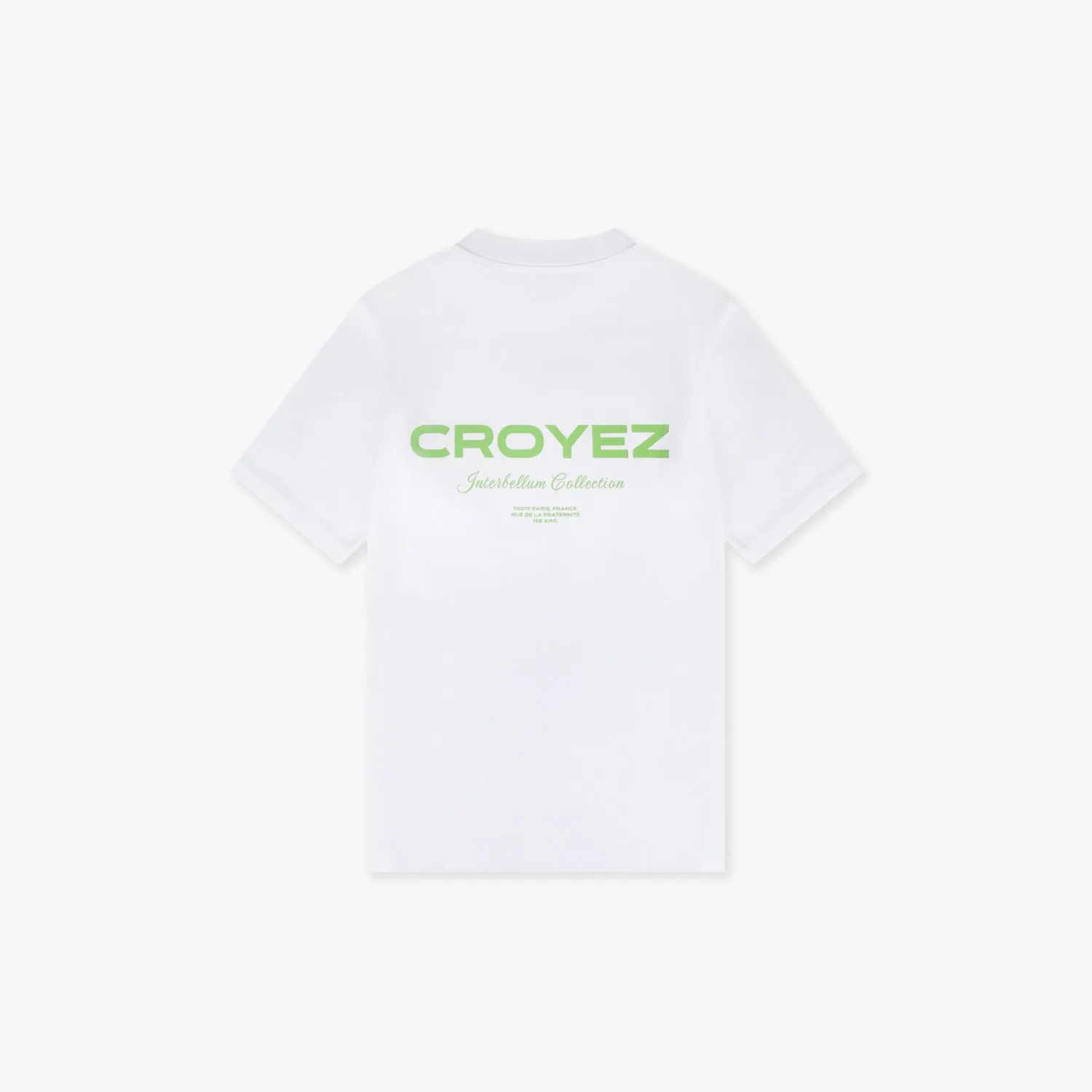 CROYEZ COLLECTION T-SHIRT - WHITE/GREEN