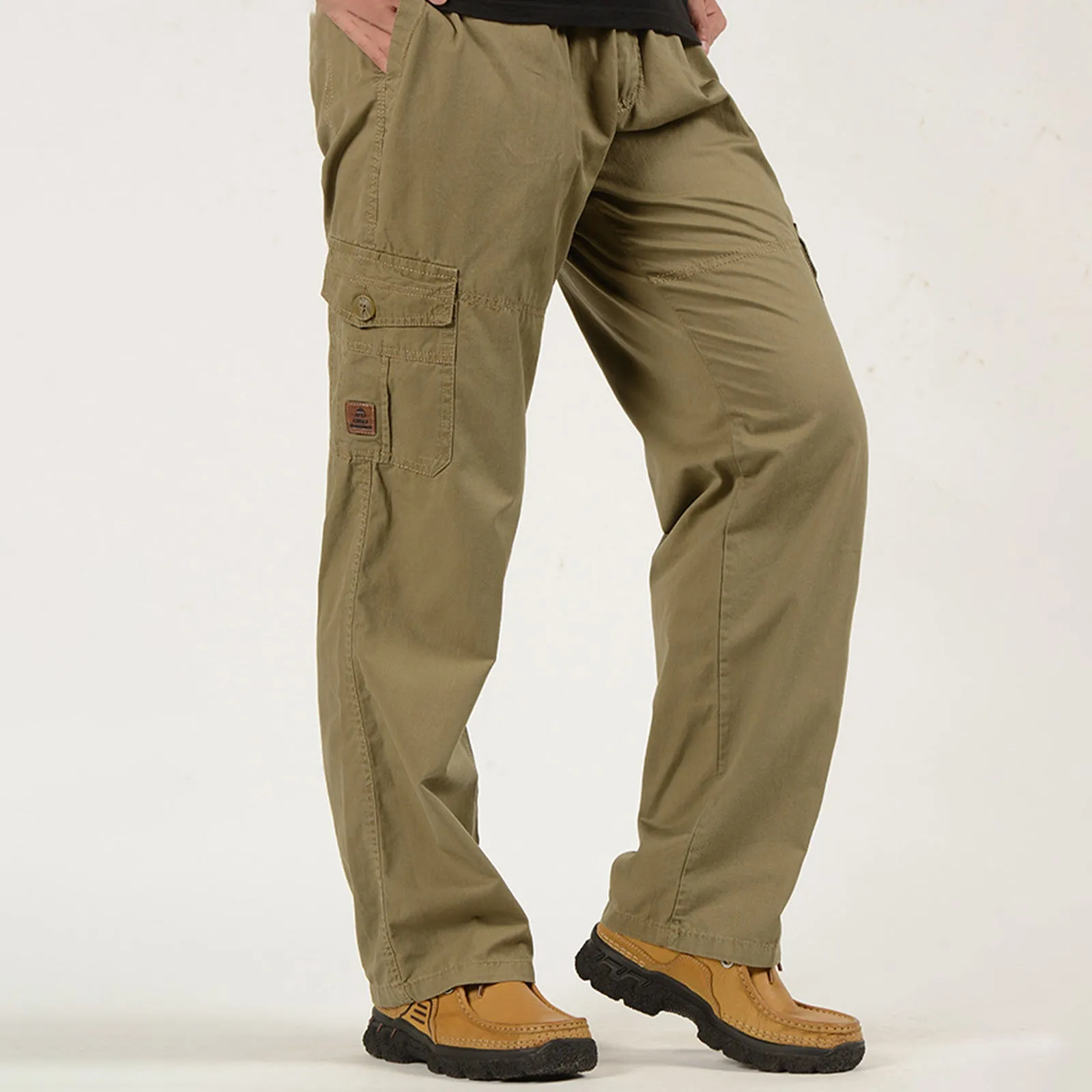 CUSUAL LOOSE MULTI-POCKETS  CARGO PANTS