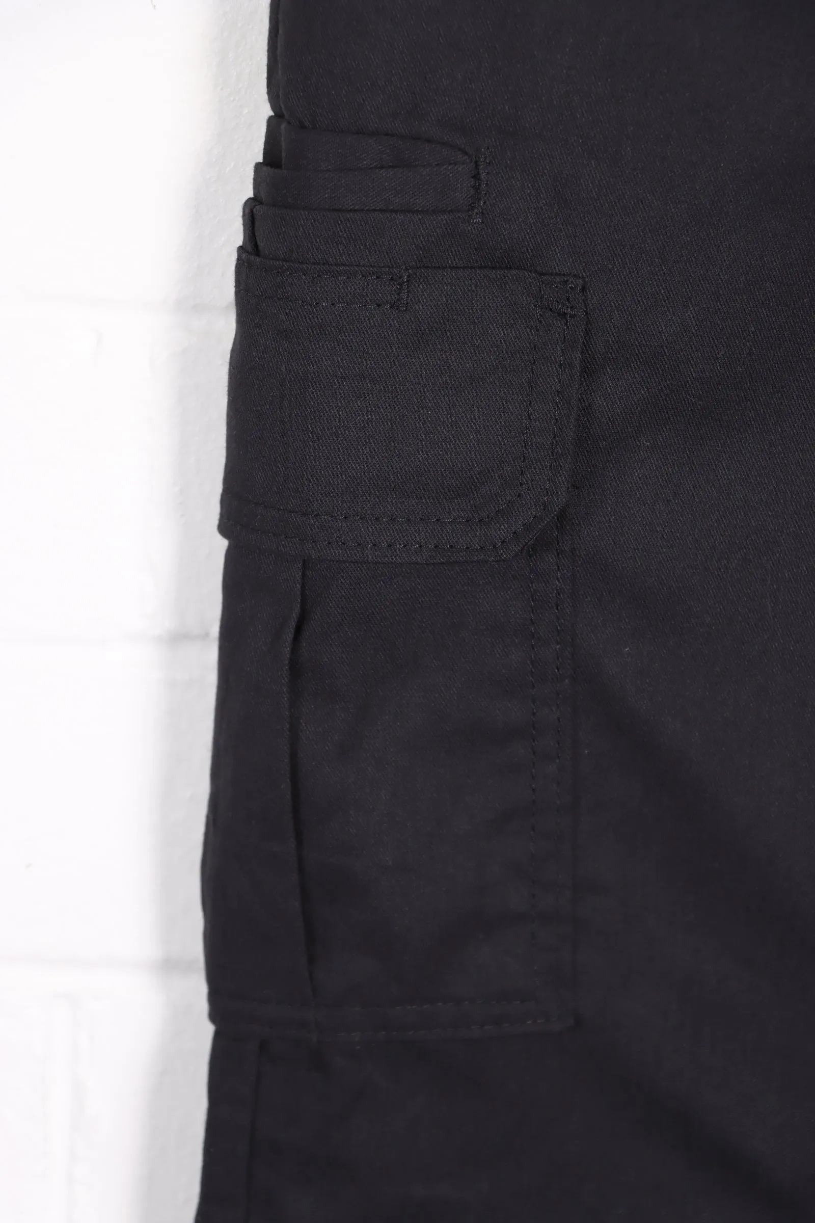 DICKIES Vintage 'Regular Straight' Black Workwear Pants (32 x 30)