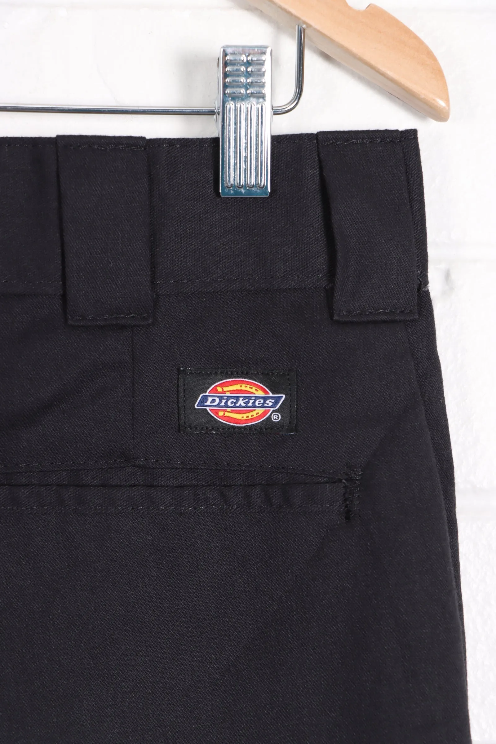 DICKIES Vintage 'Regular Straight' Black Workwear Pants (32 x 30)