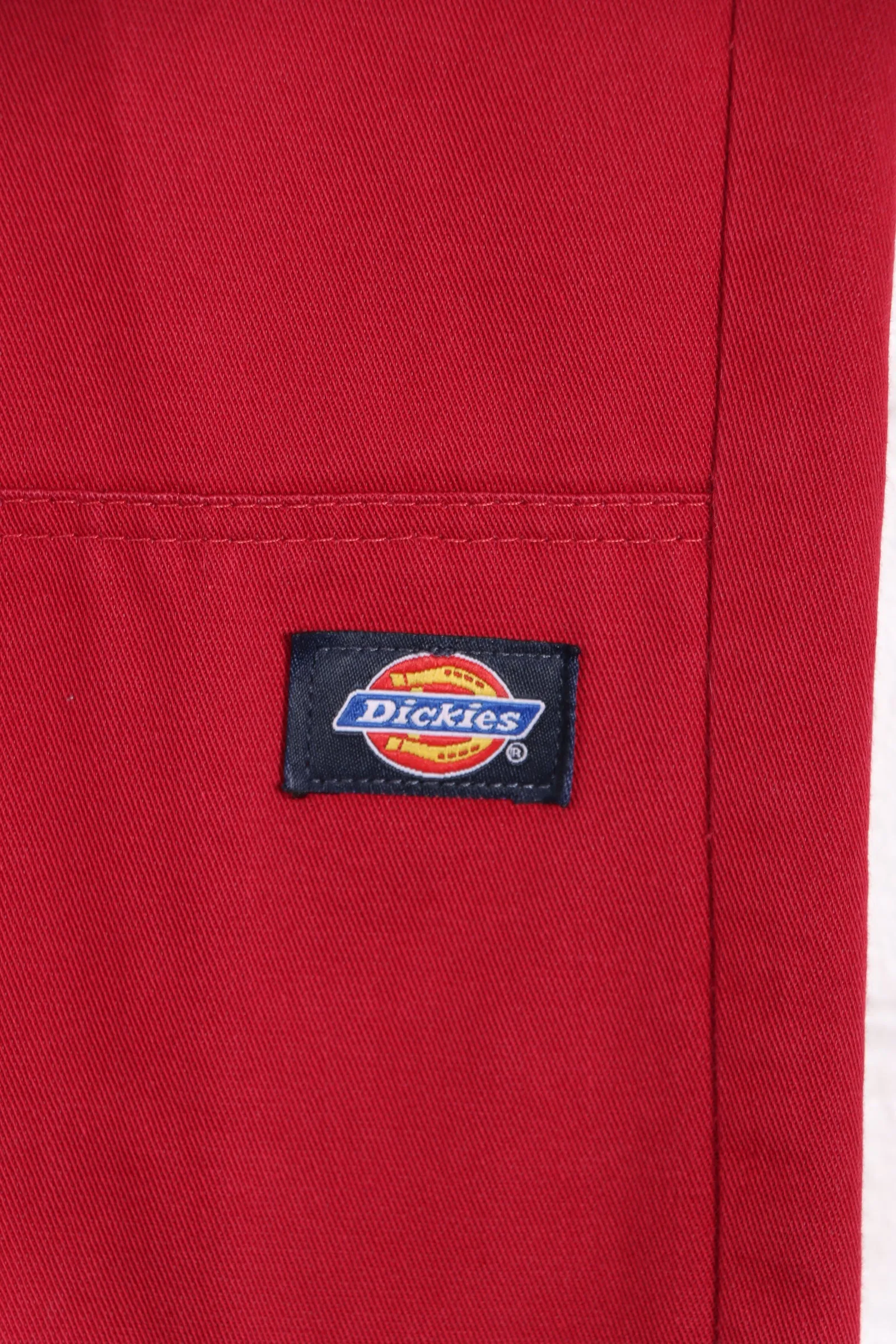 DICKIES Vintage 'Skinny Straight' Red Workwear Pants (34x32)