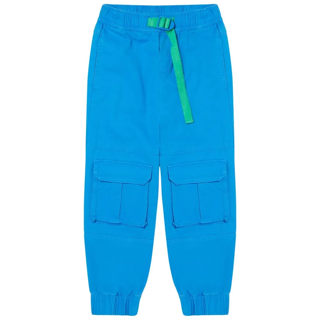 Drawstring Cargo Track Pants