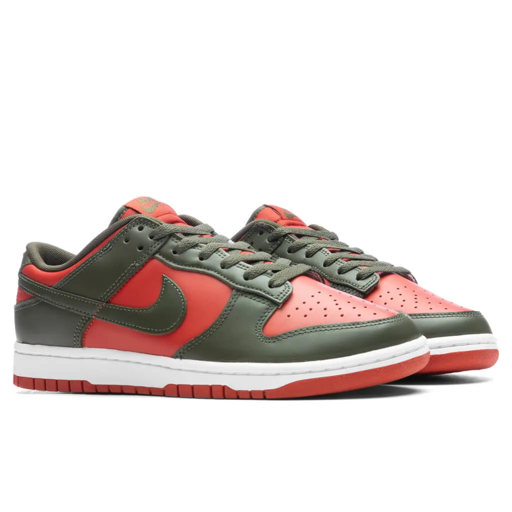 Dunk Low Retro - Mystic Red/Cargo Khaki/White