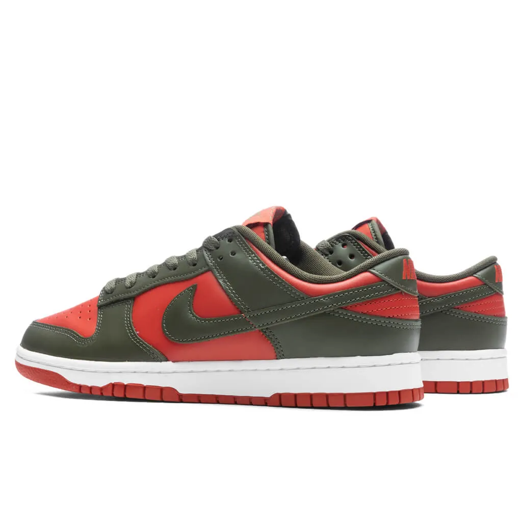 Dunk Low Retro - Mystic Red/Cargo Khaki/White