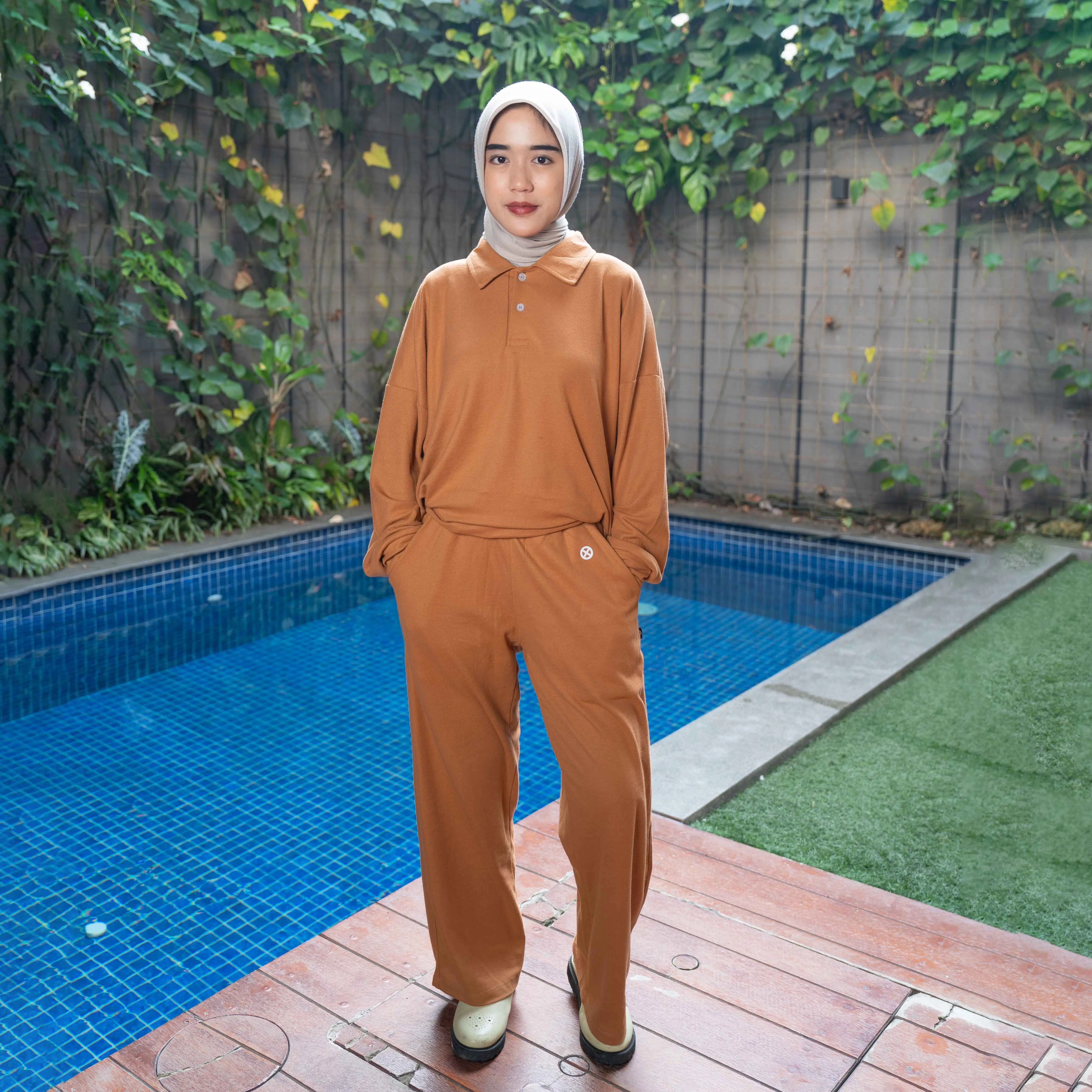 Eid Elegance - Terra Pants - Caramel