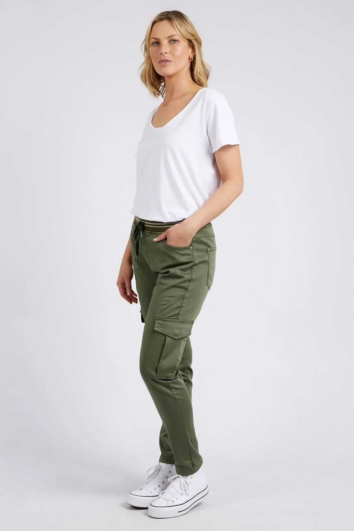 Elm Margo Cargo Jogger - Four Leaf Clover