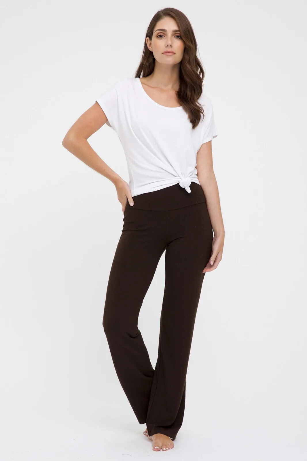 Essential Bamboo Pants - Chocolate