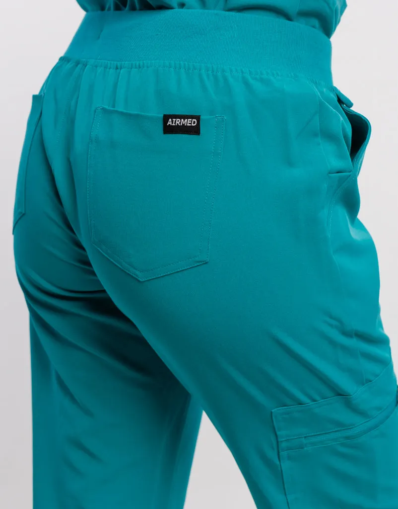 Essential Jogger Scrub Pants - Sydney Teal