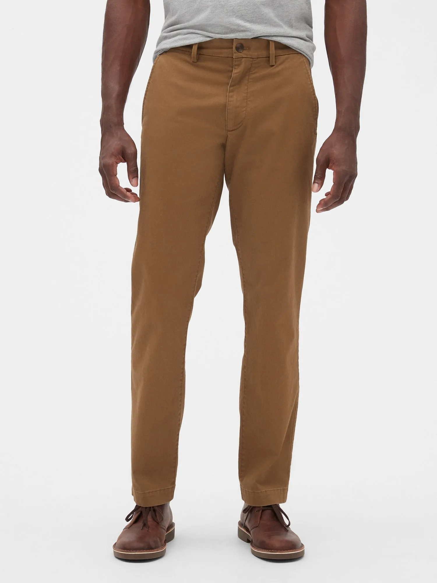 Essential Khakis in Straight Fit with GapFlex