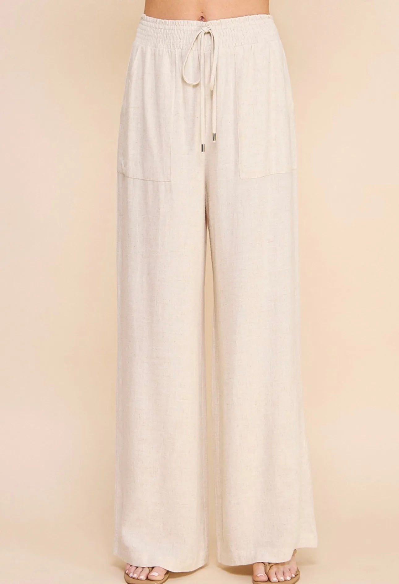 FINAL SALE - Linen Wide Leg Pants - 3 Colors!