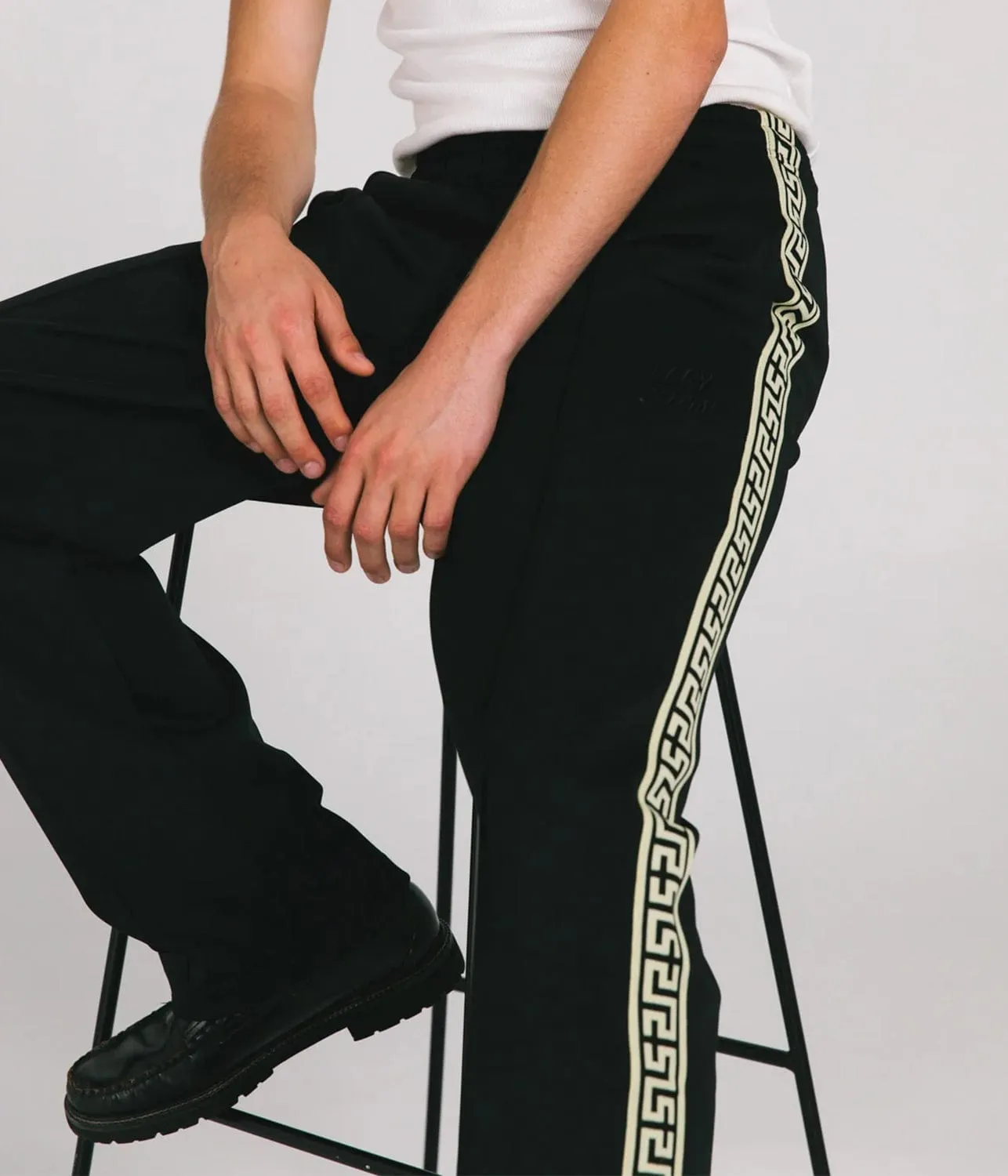 GEO TRACK PANTS- BLACK