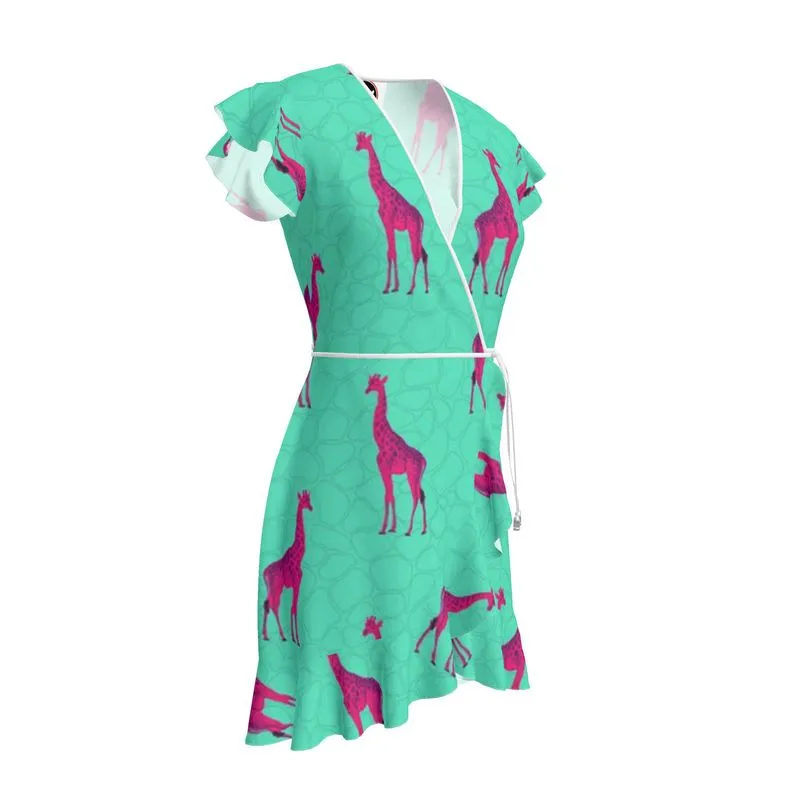 Giraffe Print Tea Dress