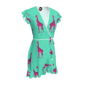 Giraffe Print Tea Dress