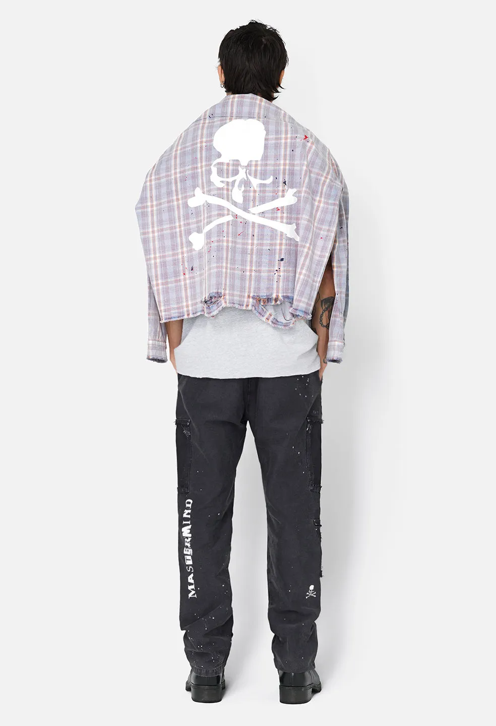 JE X Mastermind Worked Utility Pant / Washed Black