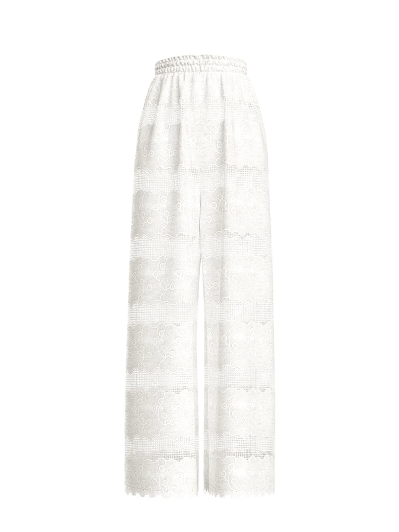 Leer Nar Pants - Bijour Blanc