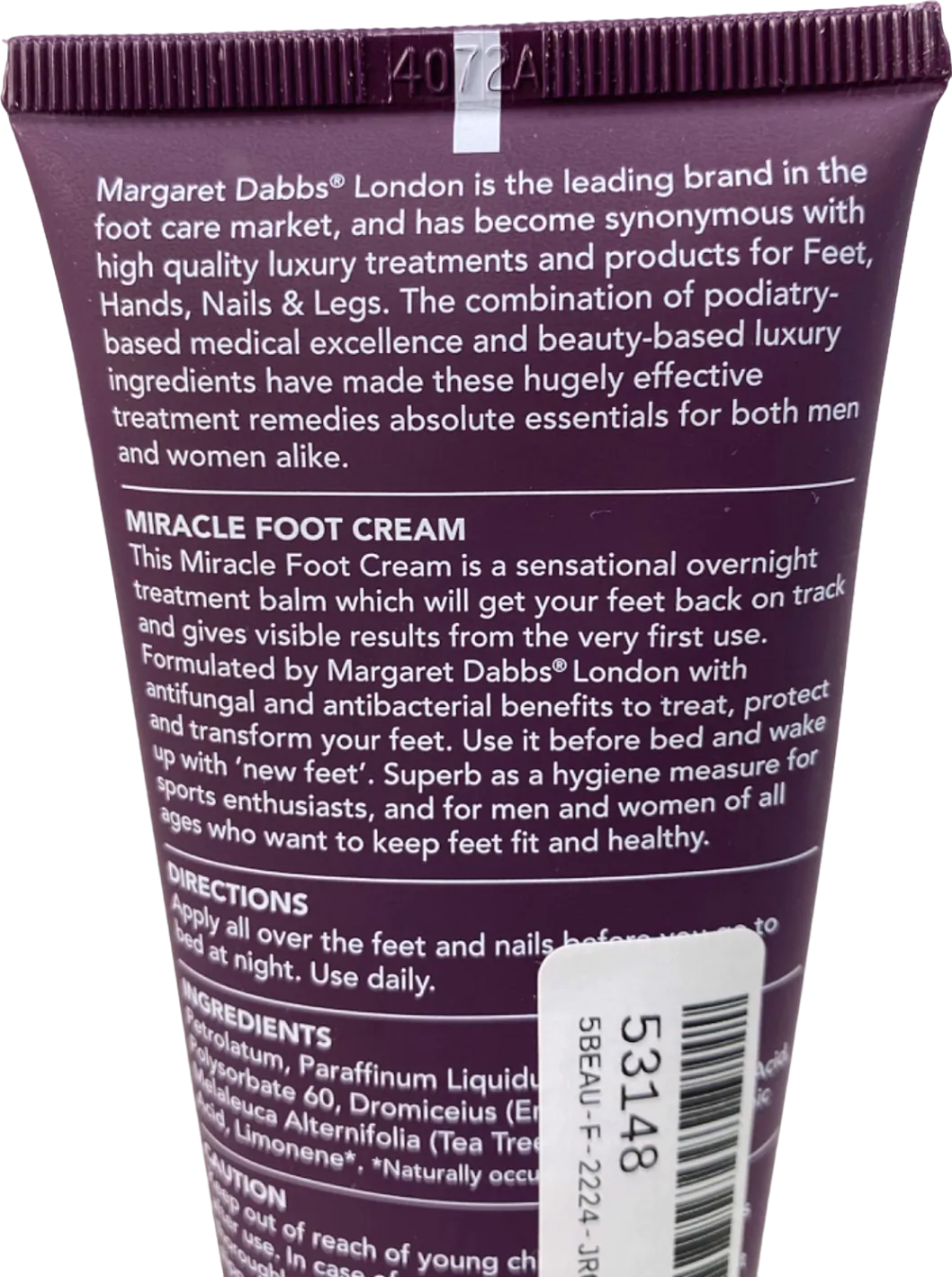 Margaret Dabbs Fabulous Feet Miracle Foot Cream No Shade 100ml