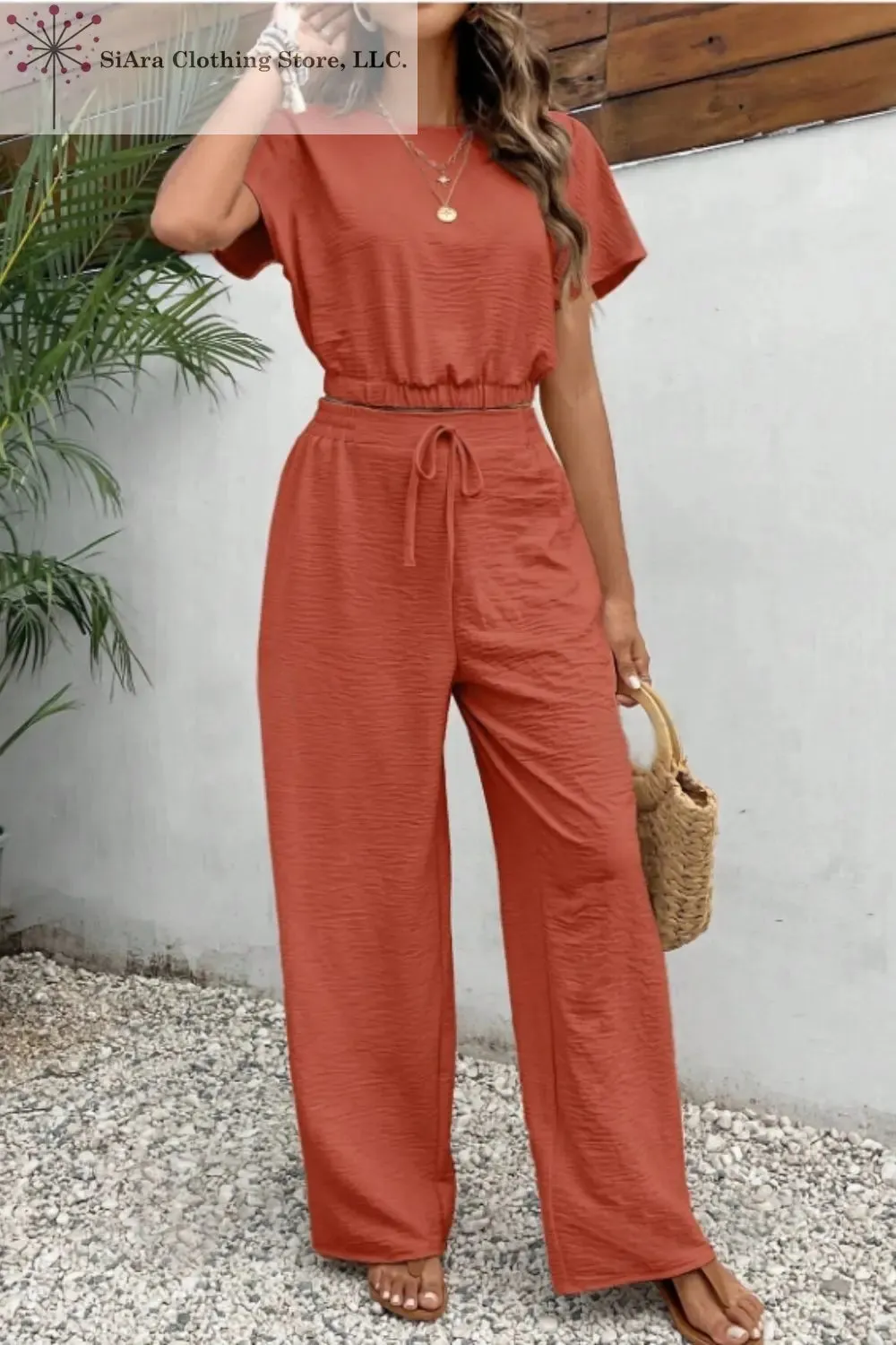 Matcing Top and Trousers Set