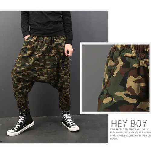 Men's Camouflage Casual Harem Pants