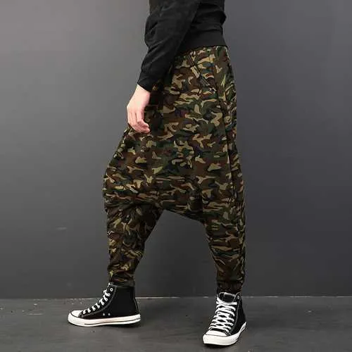 Men's Camouflage Casual Harem Pants