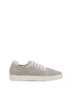 Mens Hush Puppies Allanby Oatmeal Flyknit Casual Lace Up Shoes